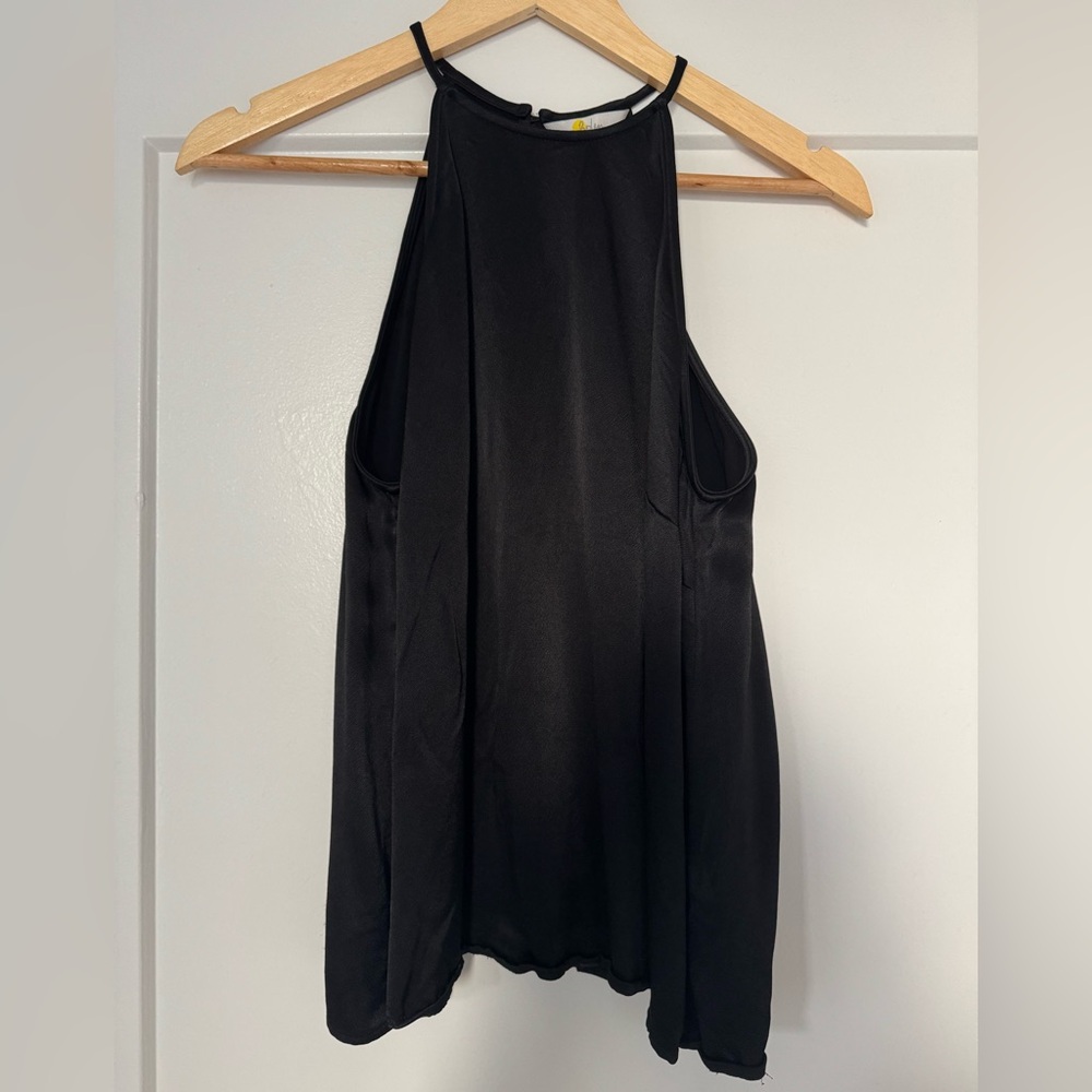 Boden high neck satin top